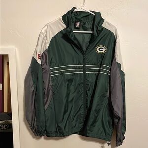 Reebok Green Bay Packer Windbreaker